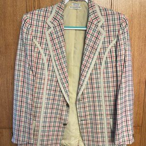 Italian Custom Made Silk Men's Blazer